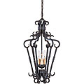 World Imports Bristol Collection 3-Light Foyer Pendant