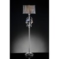 Vintage 62-inch Lady Crystal Floor Lamp