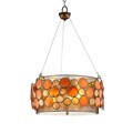 Isabela Orange Capiz Shell Pendant Lighting
