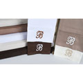 Egyptian Cotton 300 Thread Count Solid Script 'B' Monogram Sheet Set