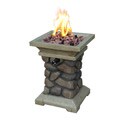 Tuscan Ridge Envirostone Outdoor Tabletop Gas Fire Bowl
