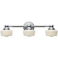 Schoolhouse Collection Chrome Finish 3-light Bath Bar