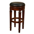 Brighton 30-inch Suede Swivel Bar Stool
