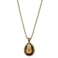 Kate Bissett 14k Goldplated Brown and Yellow Cubic Zirconia Necklace
