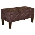 Bam Zizi Espresso Modern Storage Bench