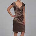 Patra Women's Bead-embellished Satin Dress