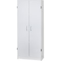 akadaHome Multipurpose White 60-inch Storage Cabinet