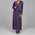 Patra Women's Pleated Beaded 2-piece Dress