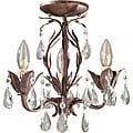 World Imports Bijoux Collection 3-light Semi-flush Convertible Chandelier