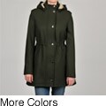 Nautica Women's Hooded Wool-blend Anorak