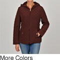 Esprit Women's Junior Quilted Hooded Jacket