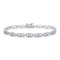10k White Gold 1ct TDW Diamond Bracelet (H-I, I1-I2)