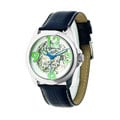 Android Women's Concept T-40 Blue Skeleton Automatic Leather Watch