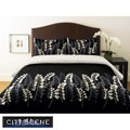 City Scene Gathering 3-piece King-size Duvet Cover Set