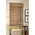 Natural Burnt Kiawah Roman Shade (48 in. x 72 in.)