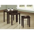Cappuccino 3-piece Nesting Tables