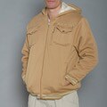 Ministry of Fashion Men's Camel Fleece Hooded Jacket