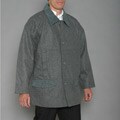 Trenders Men's Grey Wool-blend Jacket