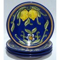 Set of 4 Citronique Design 8-inch Round Side Plates (Tunisia)