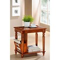 Dark Oak Solid-top Magazine Table