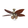 EcoSure St. Andrews 4-light Aged Brass 52-inch Ceiling Fan