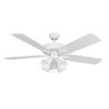 EcoSure Fair Haven 4-light White 52-inch Ceiling Fan