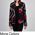 Kaktus Women's Rope Print Embroidered Jacket