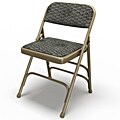 Mayline Event Series Upholstered Steel Folding Chairs (Pack of 4)