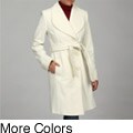 Kenneth Cole Women's Belted Wool Coat FINAL SALE