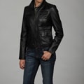 Kenneth Cole Women's Black Leather Jacket