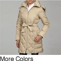 Kenneth Cole Women's Faux-fur Belted Down Coat FINAL SALE