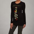 Ed Hardy Women's Printed Motif Top