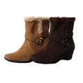 Anne Klein Women's 'Millie' Ankle-strap Boots FINAL SALE