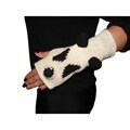 Hand-woven Wool Panda Arm Warmers (Nepal)