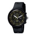 Puma Men's 'Slick' Black and Yellow Chronograph Watch