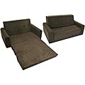 Magical Harmony Kids Chocolate Microfiber Flip Sofa