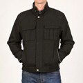 Chaps Men's Black Wool-blend Quilted Jacket