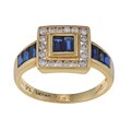 Encore by Le Vian 18k Gold Sapphire and 1/3ct TDW Diamond Ring (M-N, I1)
