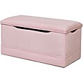 Magical Harmony Kids Pink Microfiber Deluxe Toy Box