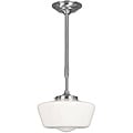 Schoolhouse Collection 1-light Chrome Finish Pendant