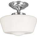 World Imports Schoolhouse Single Light Semi-Flush