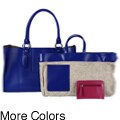 Mondani Perry Smooth Grain Tote Bag with Removable Bag