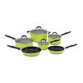 Cuisinart Advantage Lime Green 10-piece Nonstick Cookware Set