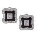 Encore by Le Vian 14k Gold Onyx and 2/5ct TDW Diamond Earrings