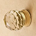 Set of 6 Large Round Faceted Jewelers Knobs (India)