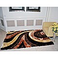 EverRouge 3D Brown Area Rug (8' x 10')