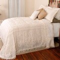 Louisa Ecru Chenille Full Bedspread