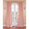Blush Rose Vintage Faux Textured Dupioni Silk 96-inch Curtain Panel