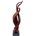 Abstract Swirl 36-in Table Sculpture Decor