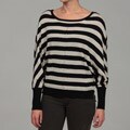 Razzle Dazzle Women's Black/ White Stripe Tunic